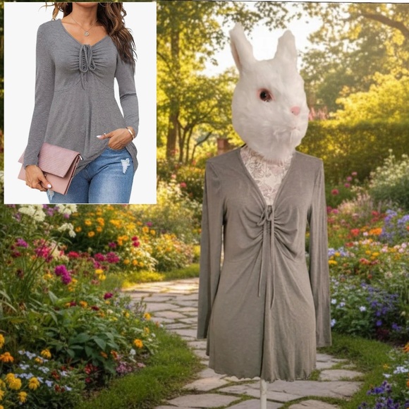 *4 For $10* Ruched Top - Picture 1 of 9